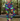 Bunte Federn Yoga-Leggings